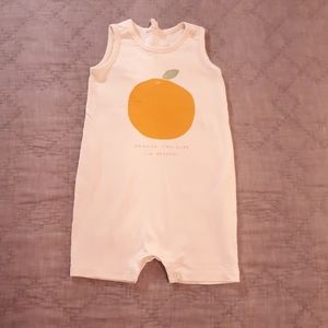 Gap One Piece Outfit 6-9 Month Organic Cotton Bodysuit Summer